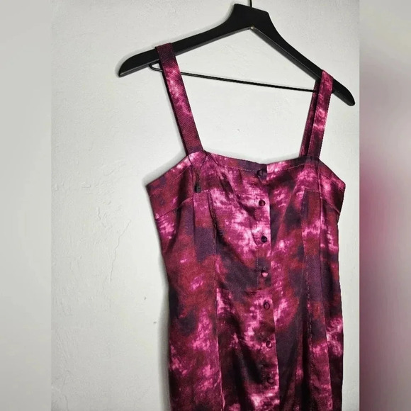 Cinq a Sept Tie Dye Alexa Dress in Multi Fig Size 0 NWT - Picture 5 of 6